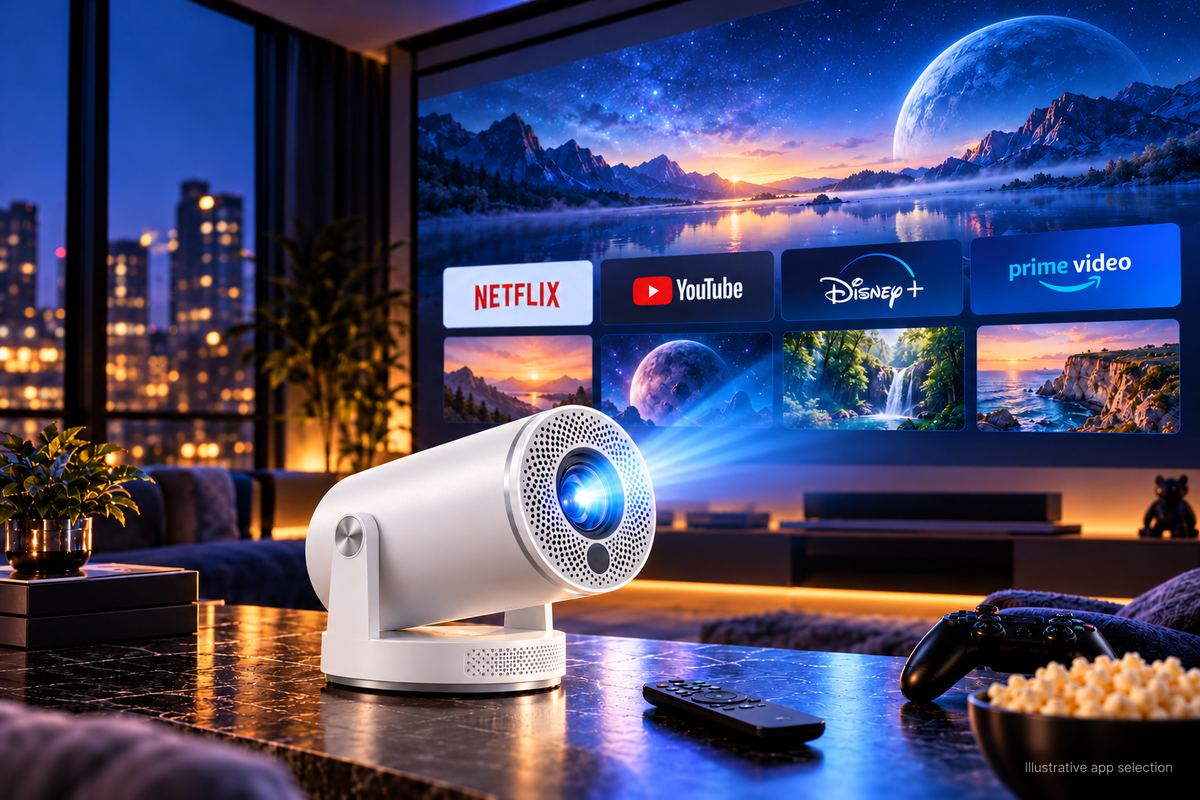HY320 Pro Full HD Projector – TrendHive Edition